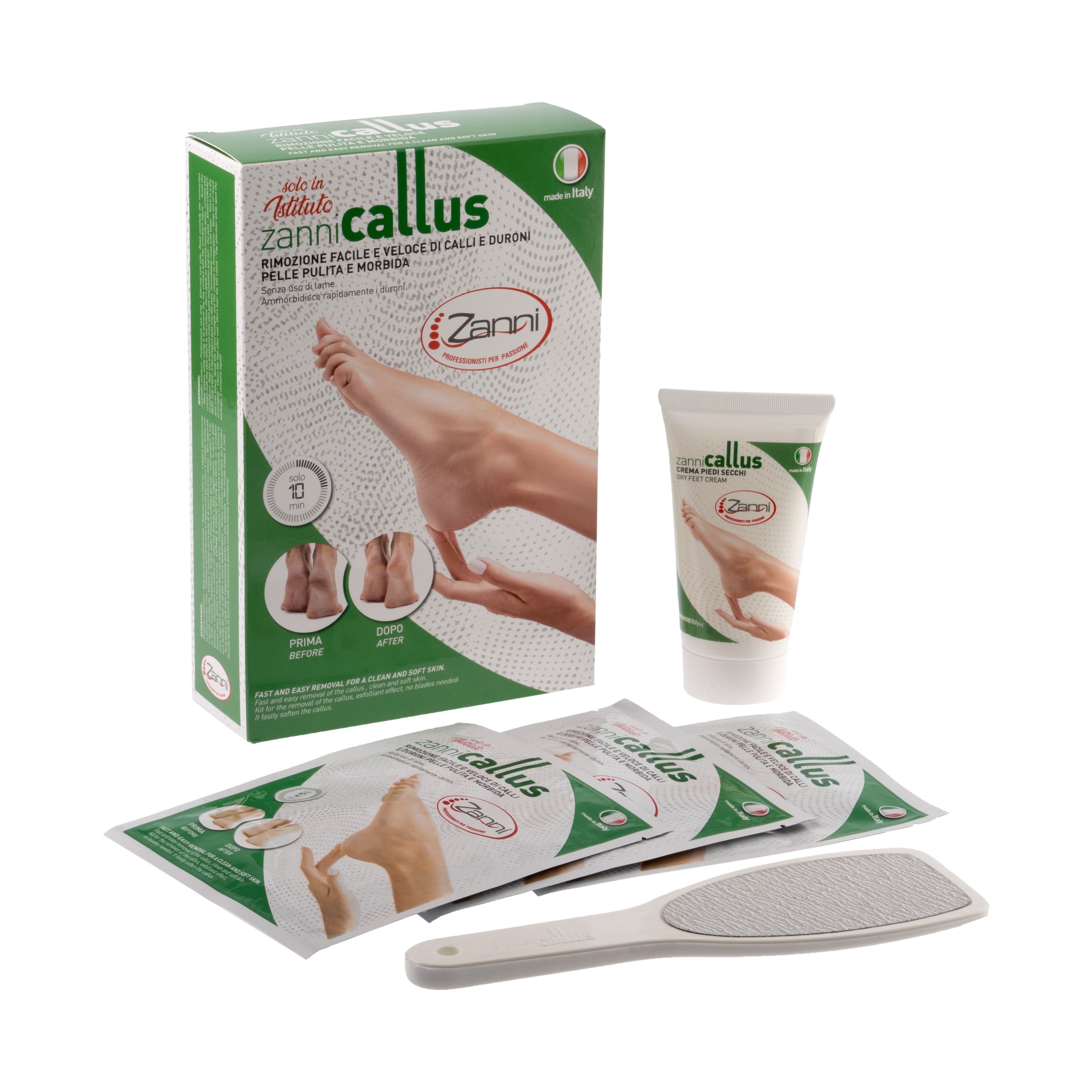 Kit Zanni Callus - Rimozione Calli Professionale